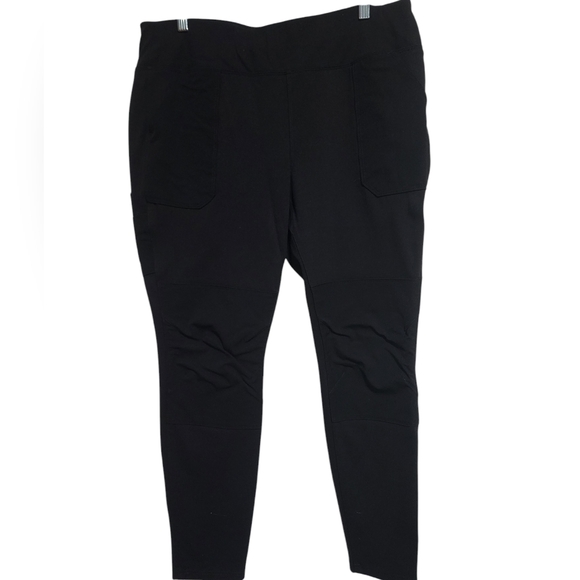 CARHARTT Black Stretch Force fitted pants Multiple Pockets SZ XL - Picture 1 of 11